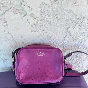 Kate Spade Leather Burgundy Crossbody